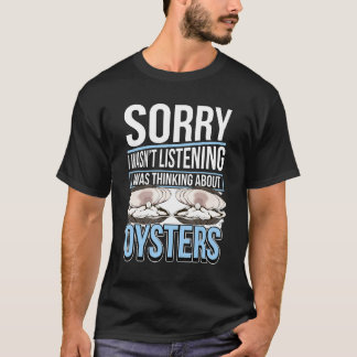 牡蠣引用文の貝殻私は考え牡蠣について Tシャツ