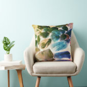 牡蠣殻の色が青からベージュに変わった クッション (椅子)