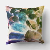 牡蠣殻の色が青からベージュに変わった クッション (裏面)