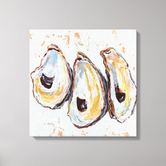 牡蠣殻 キャンバスプリント (正面)