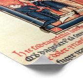 牡鹿の狩りと王 ポスター (角)