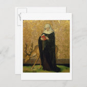 牡鹿の聖人(パネル上の油) ポストカード (正面/裏面)