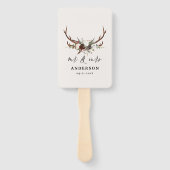 牡鹿田舎植物学結婚のmrとmrsスクリプト ハンドファン (正面)