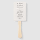 牡鹿田舎植物学結婚のmrとmrsスクリプト ハンドファン (裏面)