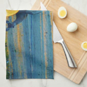 牡鹿/鹿鹿ブライトブルースカイ キッチンタオル (四つ折り)