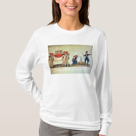 牢獄のモデルの運ぶこと Tシャツ (正面)