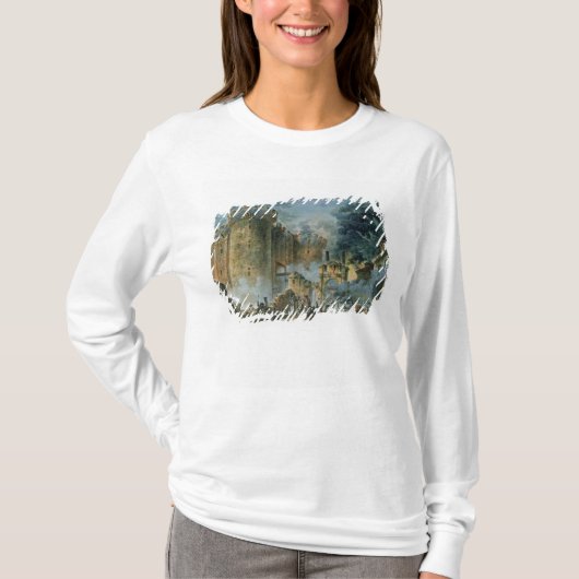 牢獄の取得、1789年7月14日 Tシャツ (正面)