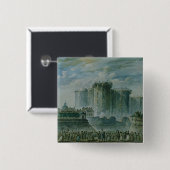 牢獄の破壊、1789年7月14日 缶バッジ (正面&裏面)