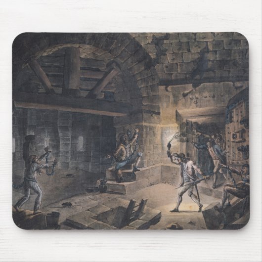 牢獄の細胞の眺め マウスパッド (正面)