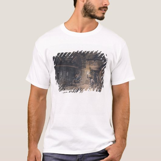 牢獄の細胞の眺め Tシャツ (正面)