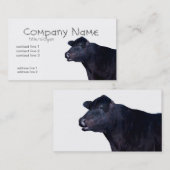 牧場のファームの名刺ブラックアンガス牛 名刺 (正面/裏面)