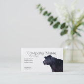 牧場のファームの名刺ブラックアンガス牛 名刺 (スタンド正面)