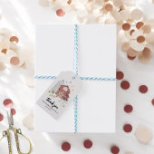 牧場の動物たちの誕生日パーティー ギフトタグ