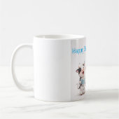 牧場の動物バンドの誕生日 コーヒーマグカップ (左)