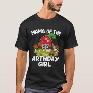 牧場の動物ママ Tシャツ