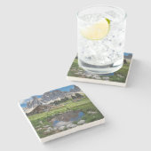 牧場の反射 ストーンコースター (横)