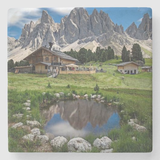 牧場の反射 ストーンコースター (正面)