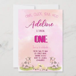 牧場の少女の招待状 ワン 招待状