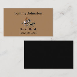 牧場の手 名刺