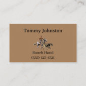 牧場の手 名刺 (正面)