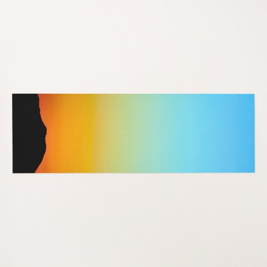 牧場の日の出 ヨガマット (裏面(横))