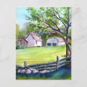 牧場の景色 ポストカード (正面)
