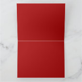 牧場の羊と犬の楽しいホリデーシーズン カード (内部)