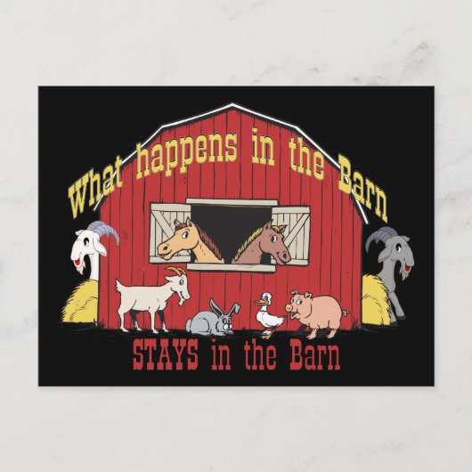 牧場の羊 ポストカード (正面)