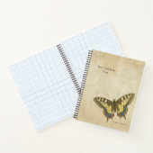 「牧場の貴族」ビンテージ Papilio Machaon ノートブック (内部)