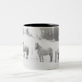牧場の馬 ツートーンマグカップ (中央)