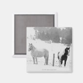 牧場の馬 マグネット (正面/裏面)
