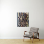 牧場の馬，内モンゴル，中国 タペストリー (インサイチュ)