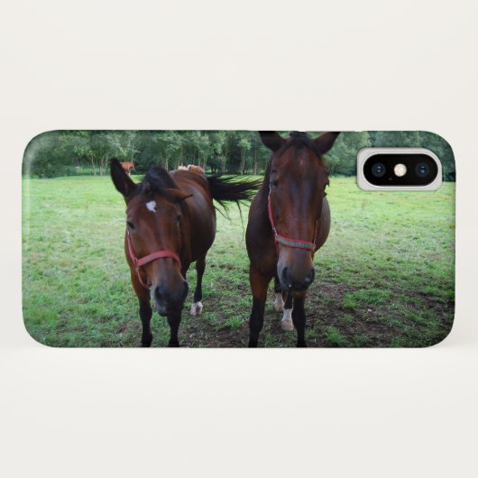 牧場の馬 Case-Mate iPhoneケース (裏面(横))