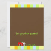 牧場パーティ 招待状 (裏面)