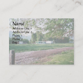 牧場家への道 名刺