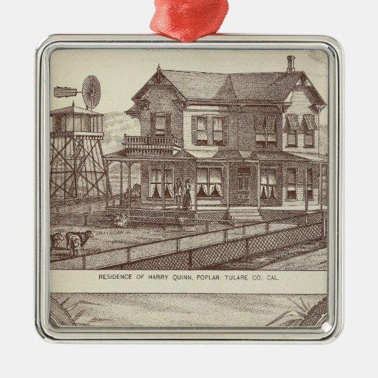 牧場、ポプラー、カル メタルオーナメント (正面)