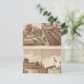 牧場、厩、トゥレア郡、カリフォルニア ポストカード (スタンド正面)