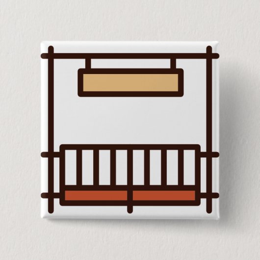 牧場 缶バッジ (正面)