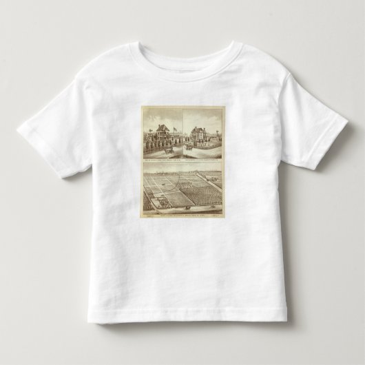 牧場、Grangeville、Cal トドラーTシャツ (正面)