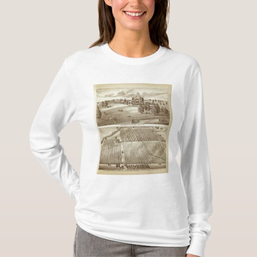 牧場、Visalia、Tulare、Cal Tシャツ (正面)