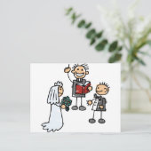 牧師が式を結婚執る ポストカード (スタンド正面)