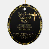 牧師が新たに任命したインスタレーションギフトカスタマイズ セラミックオーナメント (左)