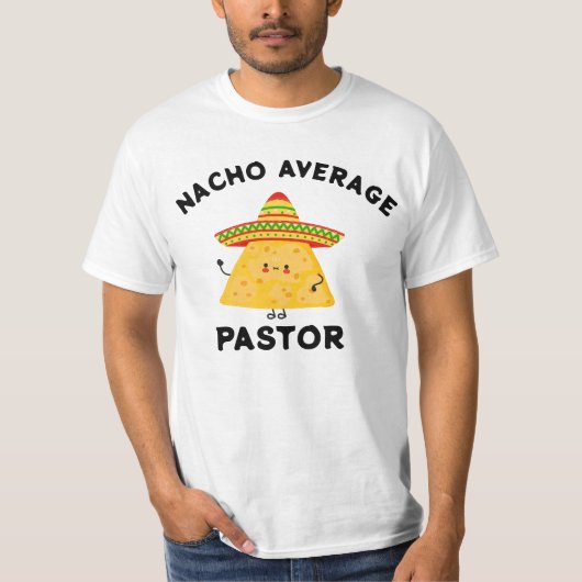 牧師さんもナチョじゃない？ シンコ・デ・マヨ Tシャツ (正面)