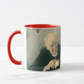 牧師とのコーヒーまたはティー、ヴィンテージ マグカップ (左)