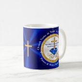 牧師とパーソナライズされた妻の贈与アイディア コーヒーマグカップ (正面右)