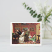 牧師とミセス・パルマー・ロヴェルは娘と一緒に ポストカード (スタンド正面)