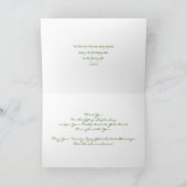 牧師と家族の雪片の関連付け シーズンカード (内部)