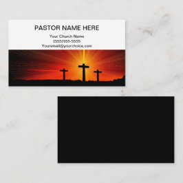 牧師と教会の名刺 名刺