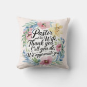 ✝️ 牧師と牧師の妻への感謝と記念日の贈り物 クッション (正面)