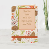 牧師に感謝 カード (正面)